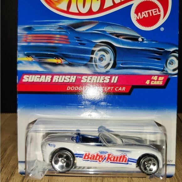 Hot Wheels 1998 Sugar Rush Series II Baby Ruth Dodge Concept Car - Picture 4 of 4
